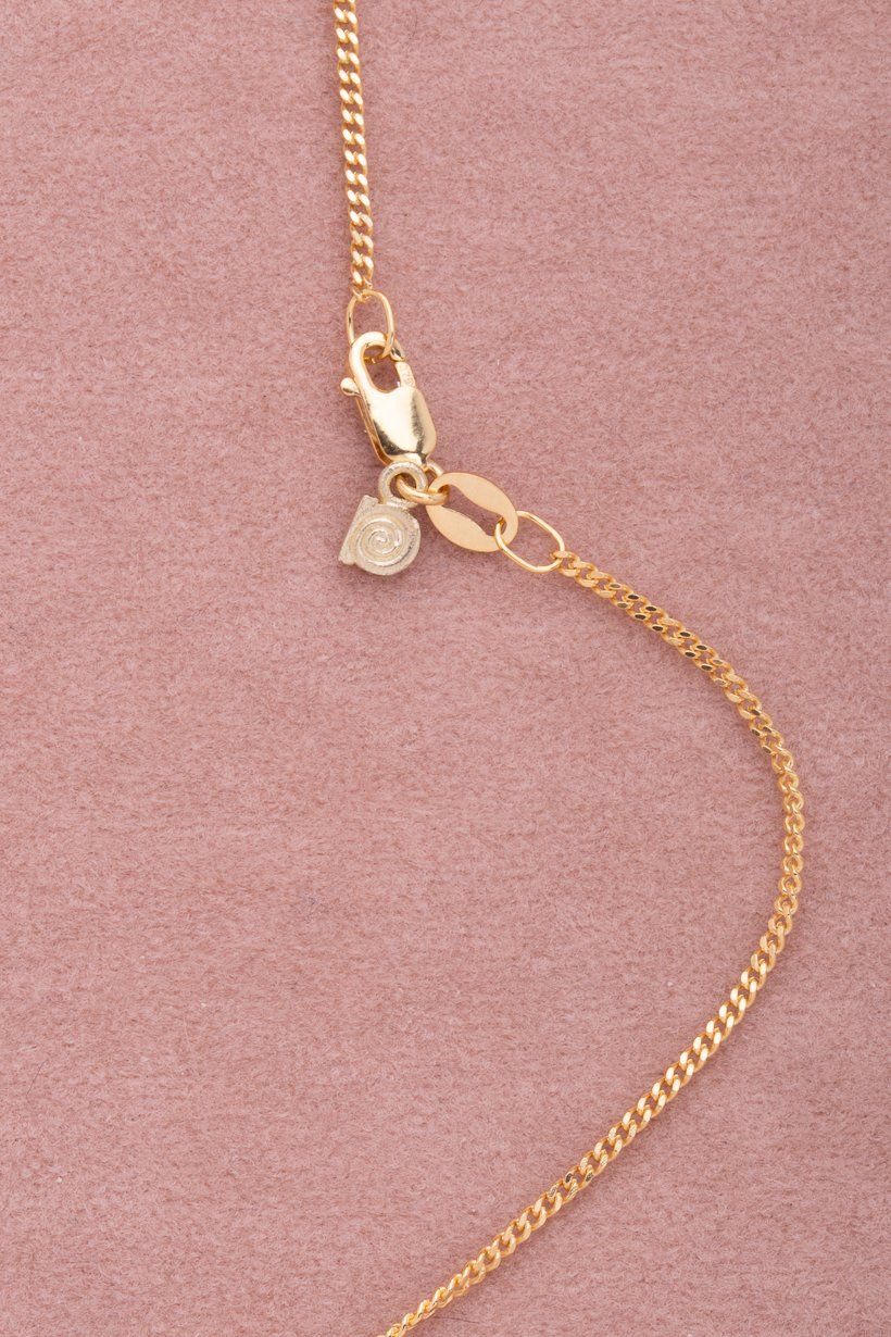 SPARK NECKLACE #2 - 9 CARAT YELLOW GOLD, TEAL BLUE AUSTRALIAN SAPPHIRE Ada Hodgson