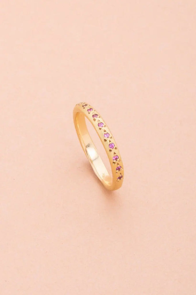ROSETTE RING - GOLD, SAPPHIRE Ada Hodgson