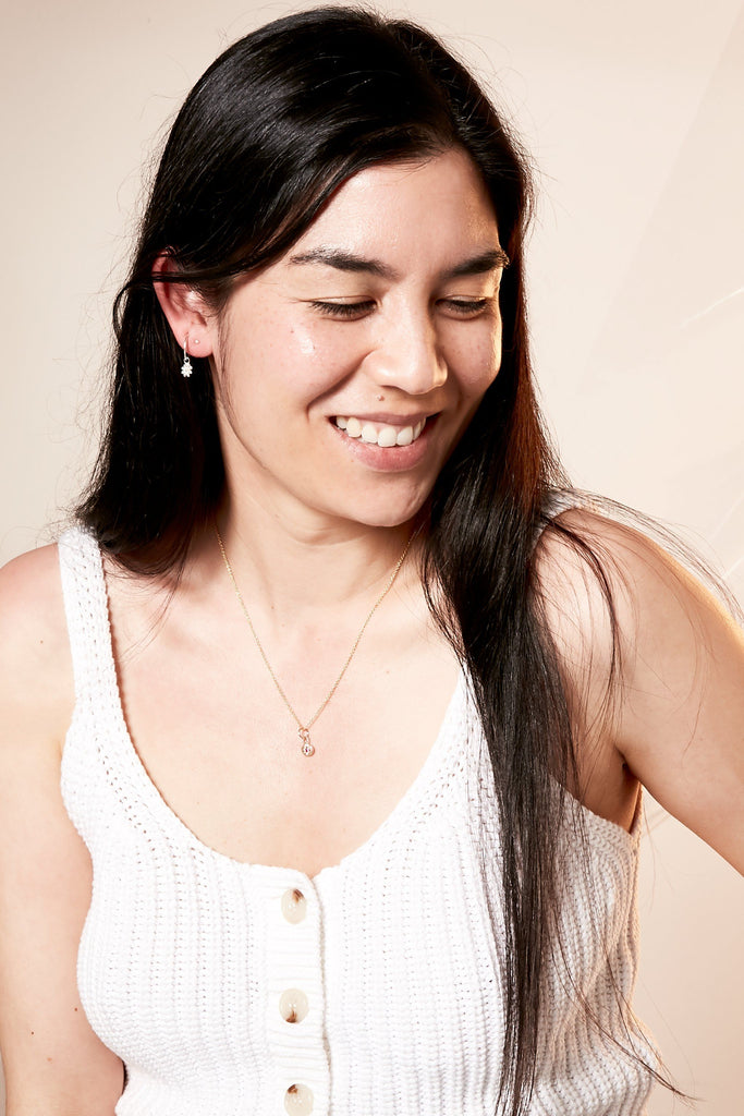 BIRTHSTONE STAR NECKLACE - OCTOBER - OPAL, STERLING SILVER Ada Hodgson